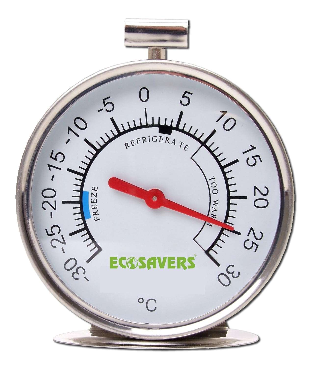 Μεταλλικό θερμόμετρο Ψυγείου / Κατάψυξης EcoSavers Fridge/Freeze Thermometer