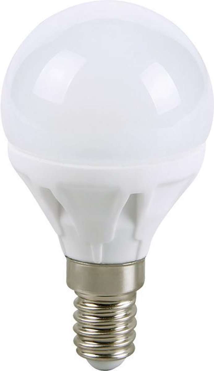 Λάμπα Οικονομίας Σφαιρική Μικρή 4W E14 με Κεραμική Βάση - EcoSavers MiniGlobe 4W E14