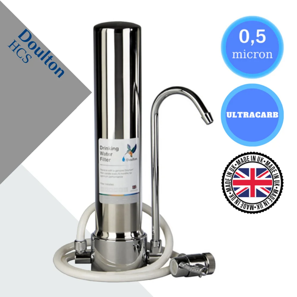 Φίλτρο Νερού Άνω Πάγκου Doulton Inox Hcs+Ultracarb