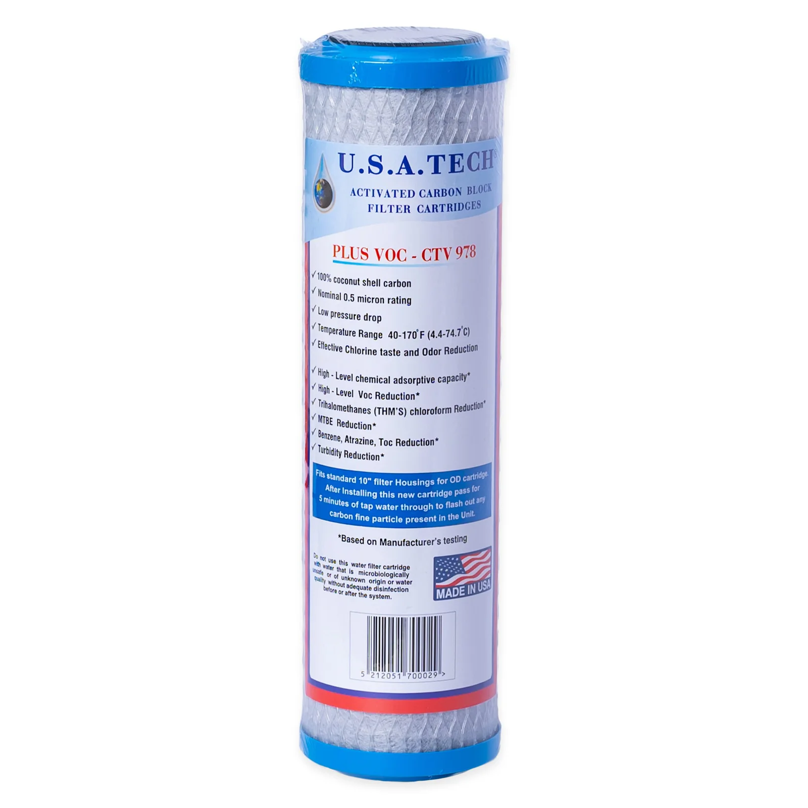 Φίλτρο Νερού UsaTech PlusVoc 0.5mm