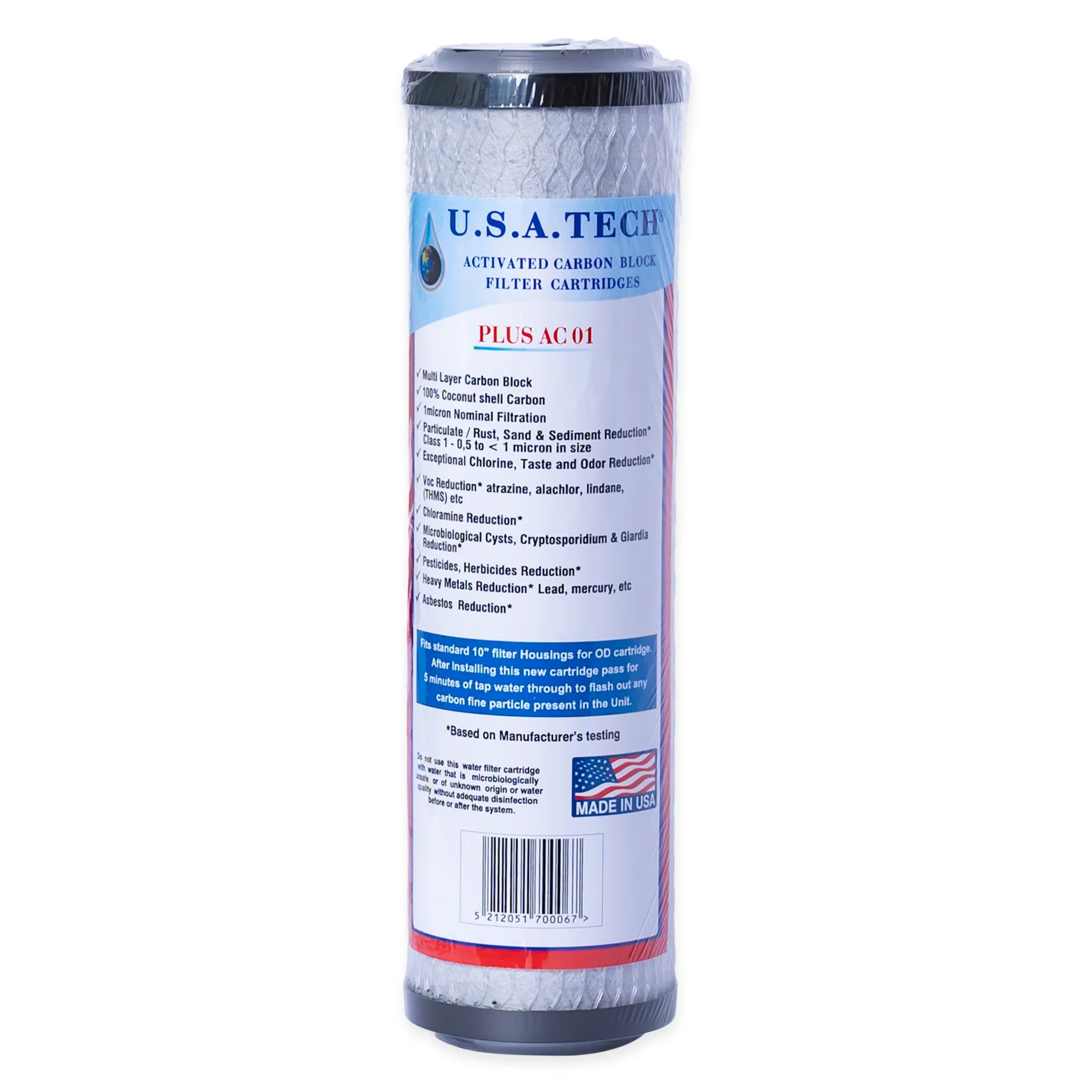 Φίλτρο Νερού Usatech Plus AC-01 0.5mm