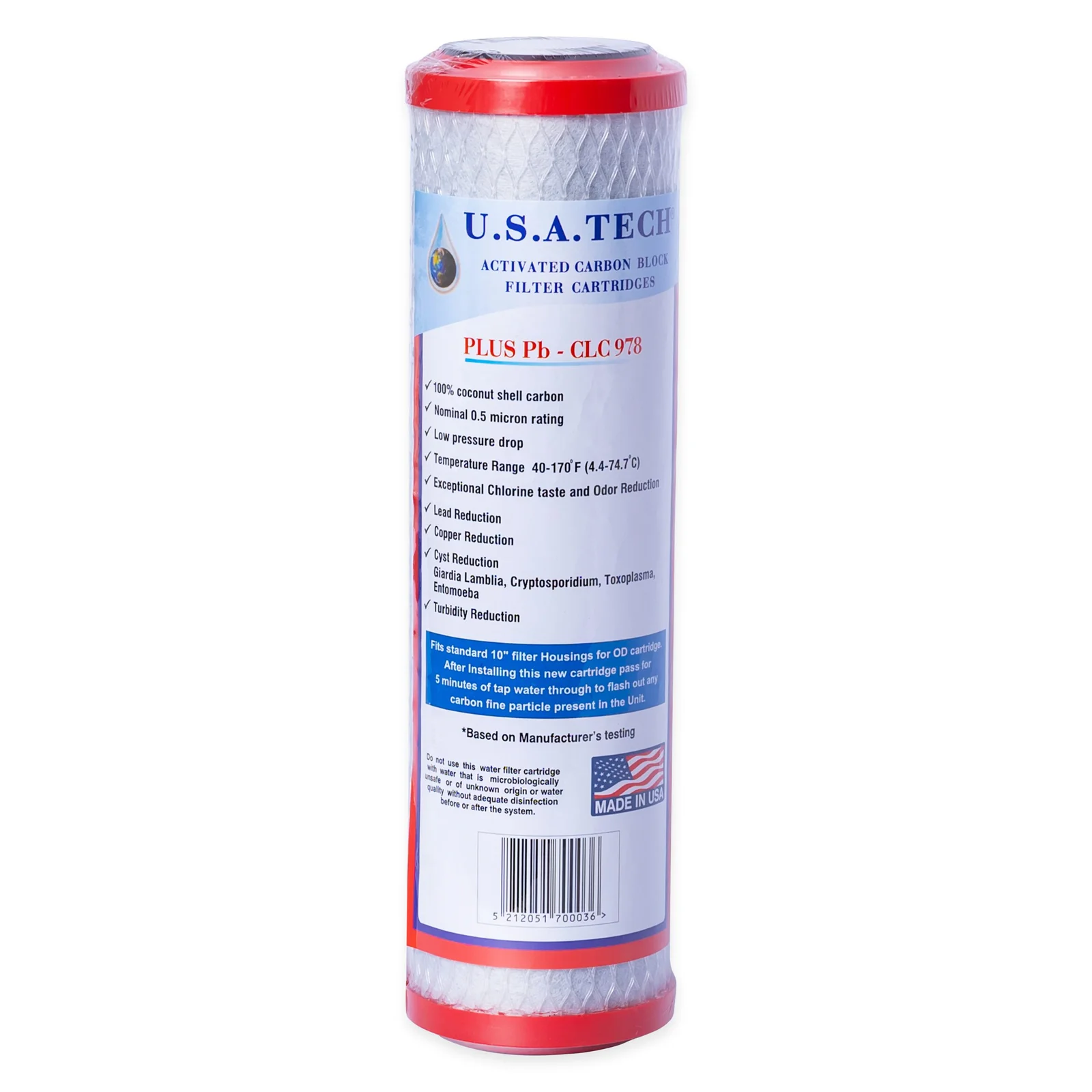 Φίλτρο Νερού Usatech PlusPb 0.5μm