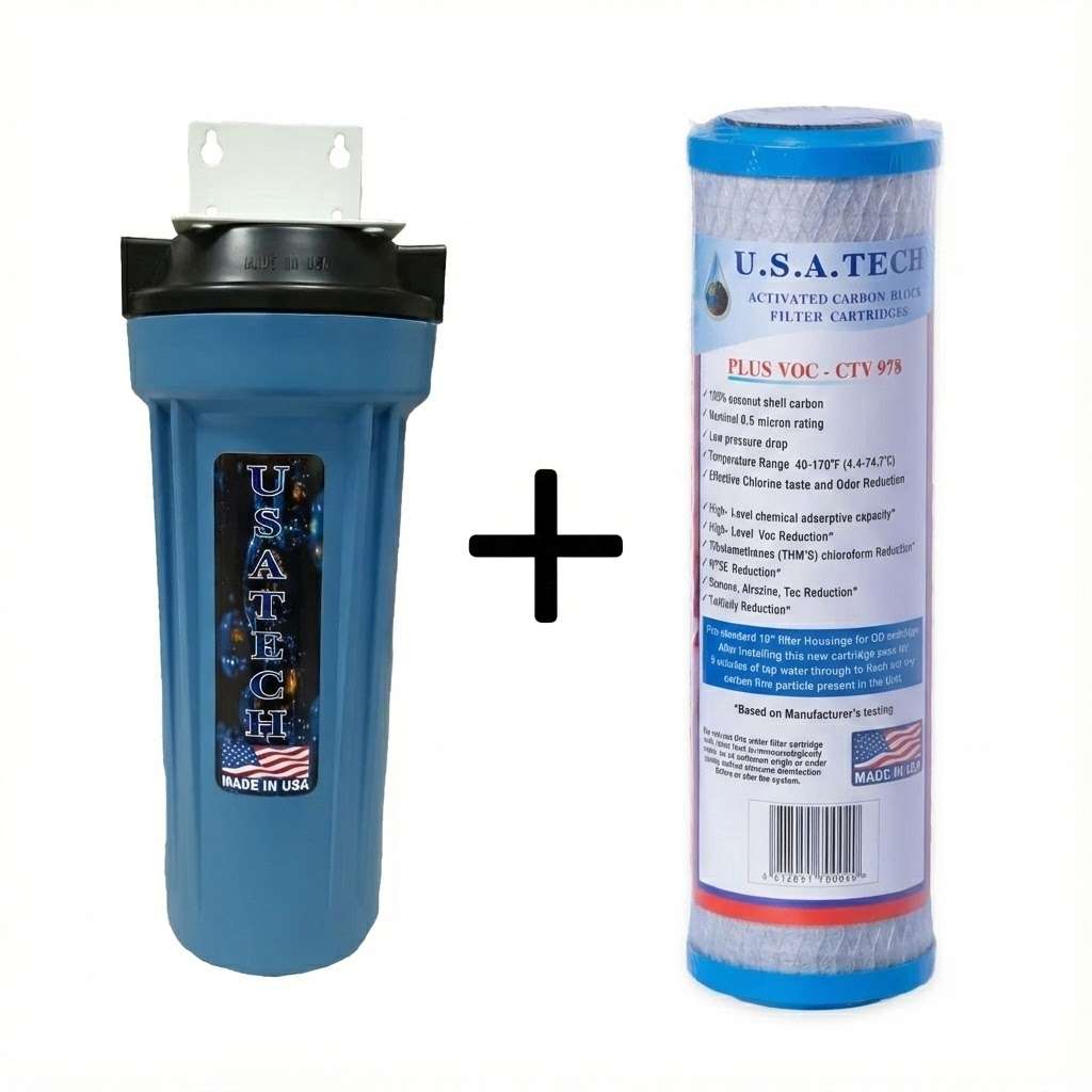 Φίλτρο Νερού Κάτω Πάγκου Usatech UFHP + PlusCTO-VOC 0,5μm