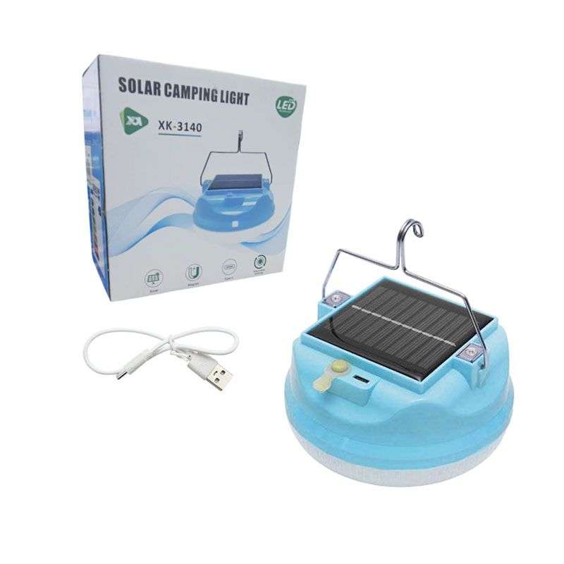 Φορητό Φωτιστικό με Ηλιακό Πάνελ XK-3140 – Solar Camping Light  0102147
