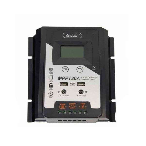 Andowl Ρυθμιστής Φόρτισης Φωτοβολταϊκών 50Amber MPPT 30A – Solar Charge Controller 075880