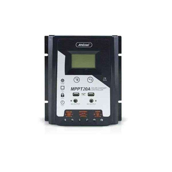 Andowl Ρυθμιστής Φόρτισης Φωτοβολταϊκών 30Amber MPPT 20A – Solar Charge Controller 075881