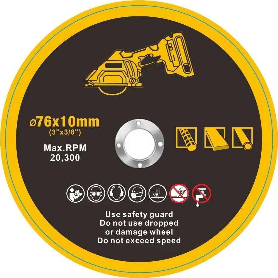 Δίσκος Κοπής 3″ Ø76x10mm 10τμχ – Cutting Disc 013176-2