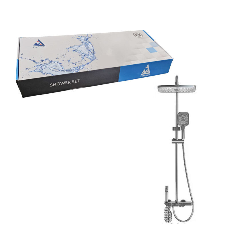 Yimanuo Ρυθμιζόμενη Στήλη Ντουζ με Μπαταρία – Adjustable Shower Column with Faucet