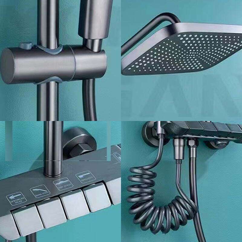 Yimanuo Ρυθμιζόμενη Στήλη Ντουζ με Μπαταρία – Adjustable Shower Column with Faucet - Image 3