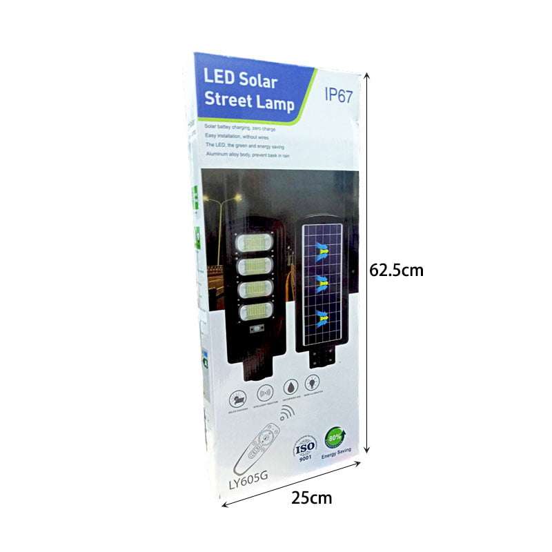 Ηλιακός Προβολέας με Τηλεχειριστήριο 200W IP27 – LED Solar Street Lamp 15523 - Image 3