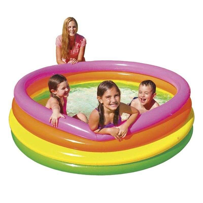 Intex Παιδική Πισίνα Φουσκωτή 1.68x46cm – Four Ring Pool