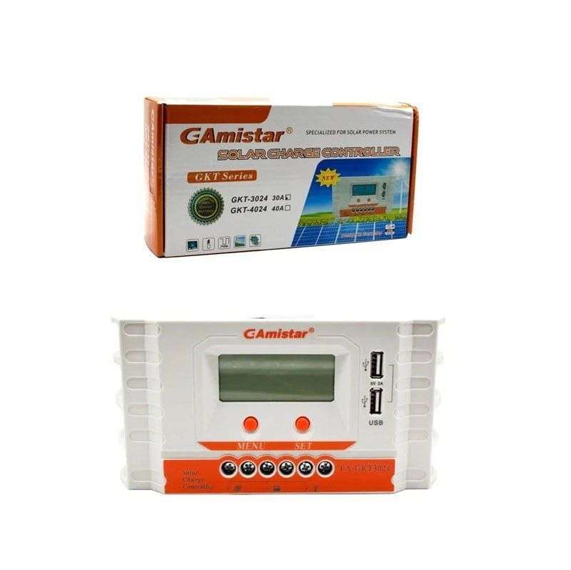 GAMISTAR Ρυθμιστής Φόρτισης για Φωτοβολταϊκά 30A GKT-3024 – Solar Charge Controller 47094 - Image 2