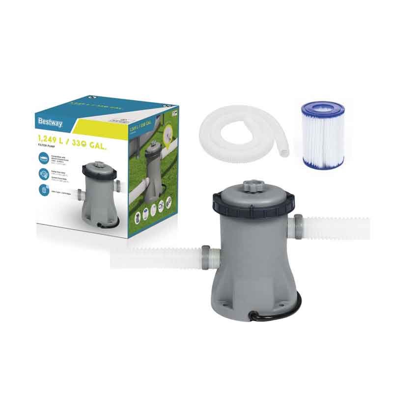 Αντλία Φίλτρου Flowclear Bestway Πισίνας 1249L/330gal #58381 – Filter Pump