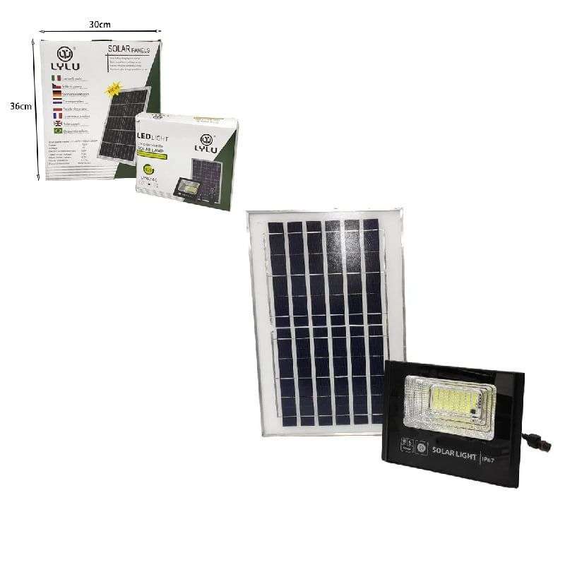 LYLU Ηλιακός Προβολέας με Τηλεχειριστήριο 100W LY6740 – Solar Light Z694601 - Image 3