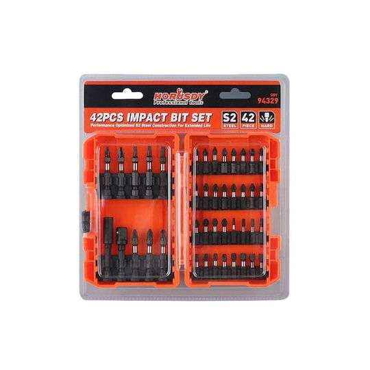 HORUSDY Σετ Μύτες 42τμχ SDY 94329 – Impact Bit Set 68300