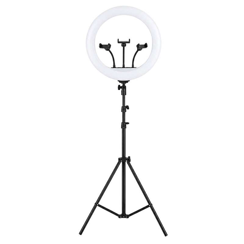 Andowl Επαγγελματικό Ring Light LED 18 Ιντσών με Τρίποδο και Βάσεις Κινητού Q-1800 – Professional 18 Inch LED Ring Light with Tripod and Phone Holders 0751182
