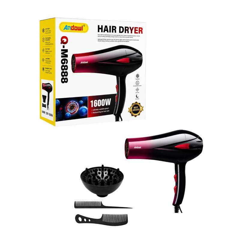 Andowl Πιστολάκι Μαλλιών 1600W Q-M688 – Hair Dryer 0751218