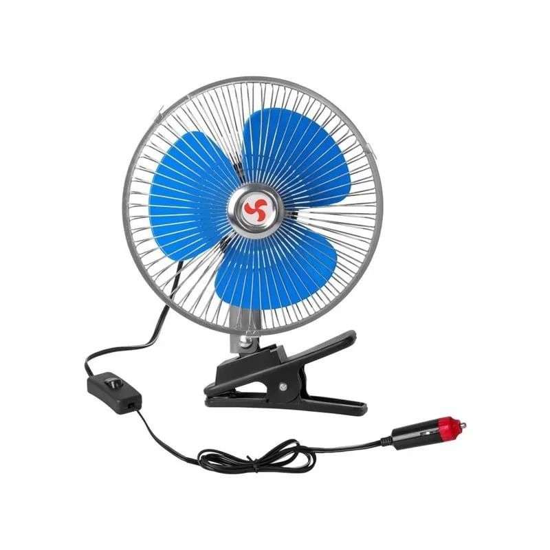 Ανεμιστήρας Αυτοκινήτου 8″ με Κλιπ – 24V Περιστρεφόμενος – Double-Headed Vehicle Fan 014478