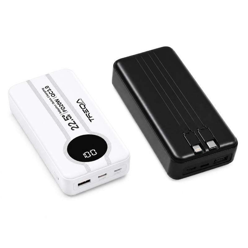 Treqa Power Bank 16800mAh με Ενσωματωμένα Καλώδια Fast Charging 22.5W TR-983 – Power Bank 017244 - Image 2