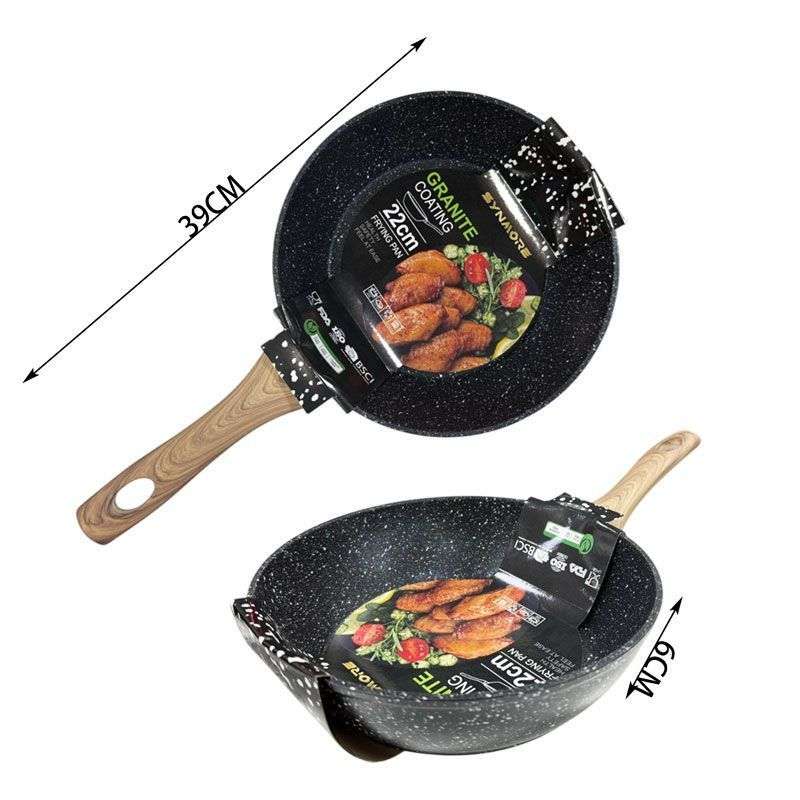 Synamore Τηγάνι Βαθύ Αντικολλητικό 22cm – Fry Pan 0248009 - Image 3