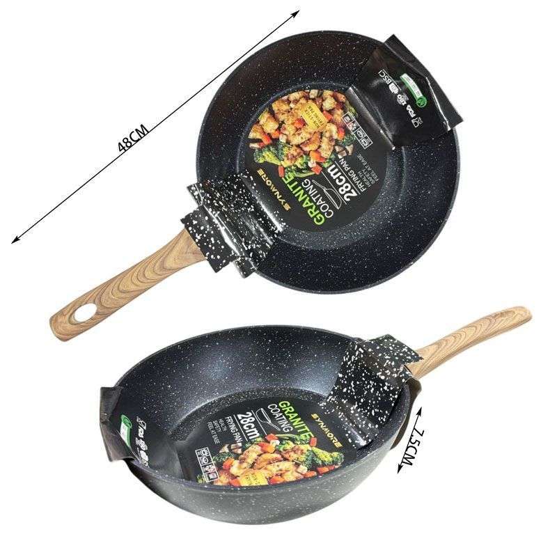 Synamore Τηγάνι Βαθύ Αντικολλητικό 28cm – Fry Pan 0248012 - Image 3