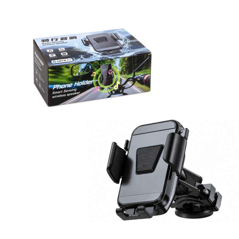 Βάση Κινητού για Μηχανή M-015 με Smart Sensor & Bluetooth Ηχείο 5W – M-015 Motorcycle Phone Holder with Smart Sensor & 5W Bluetooth Speaker 030270 - Image 2