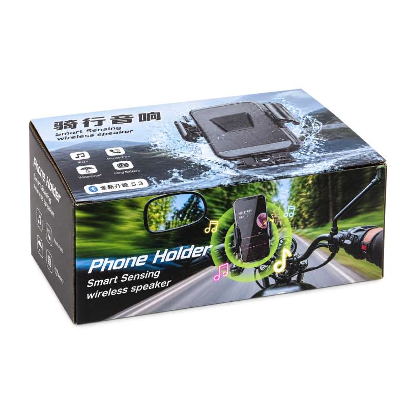Βάση Κινητού για Μηχανή M-015 με Smart Sensor & Bluetooth Ηχείο 5W – M-015 Motorcycle Phone Holder with Smart Sensor & 5W Bluetooth Speaker 030270 - Image 3